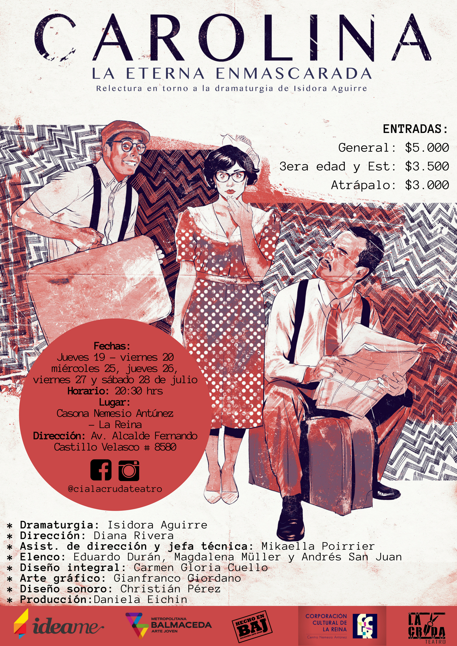 #Teatro Un clásico de Isidora Aguirre llega a la Casona Nemesio Antúnez